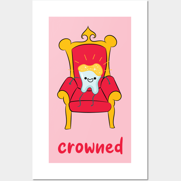 Tooth Crowned Wall Art by bigkawaiihouse